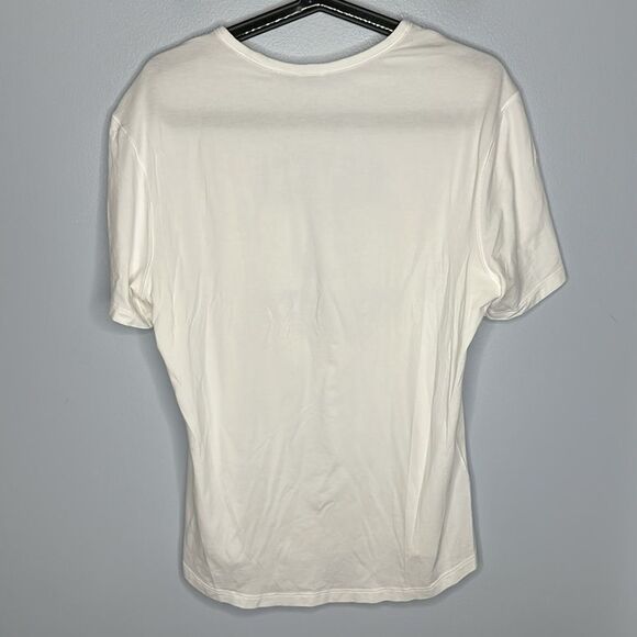 Lululemon women’s Trinity College Lacrosse Basic tee White Sz Large - Picture 2 of 3